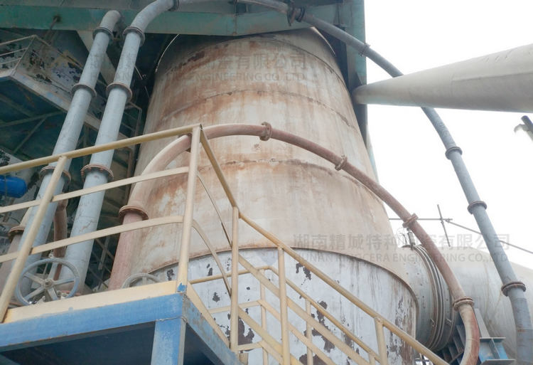 美运行一年的7163银河官方网址特瓷耐磨陶瓷管道外观无破损、、运行无走漏