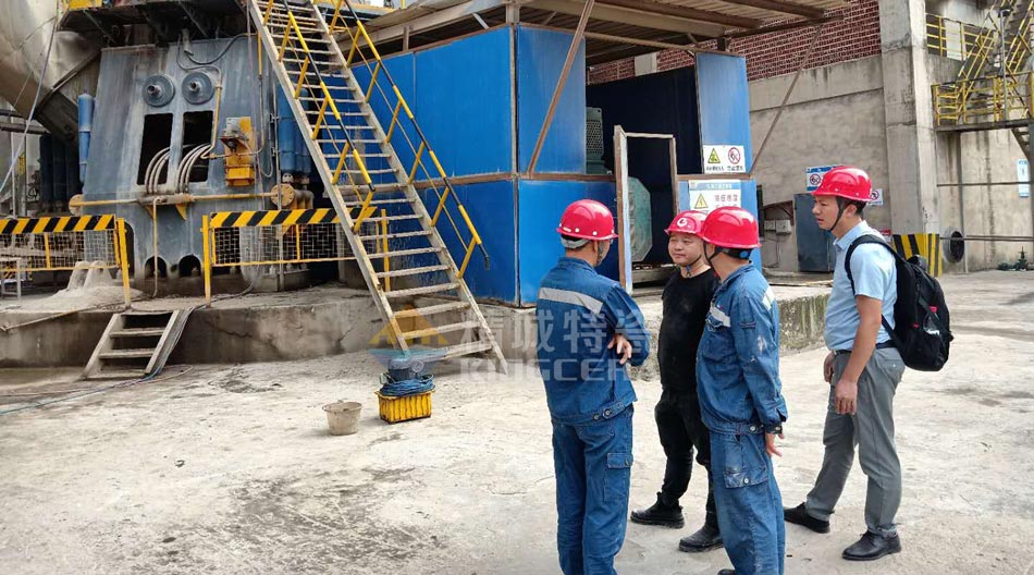 7163银河官方网址特瓷赴四川某水泥厂现场勘探以及手艺交流