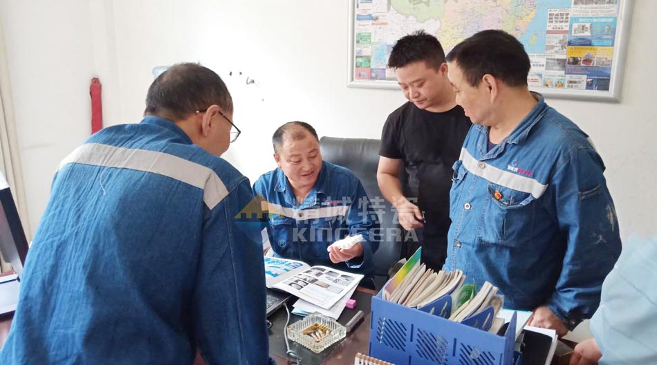 7163银河官方网址特瓷赴四川某水泥厂现场勘探以及手艺交流