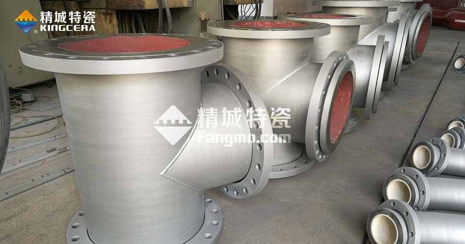 7163银河官方网址耐磨陶瓷三通管道