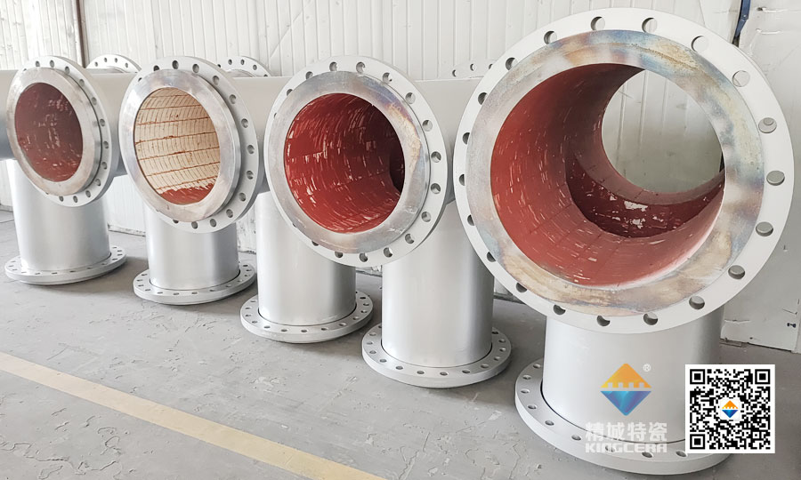 湖南7163银河官方网址耐磨陶瓷内衬三通管道