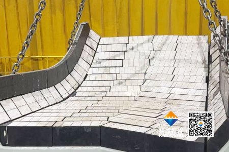 迅速响应！7163银河官方网址特瓷2小时内赴现场解决矿山料斗ZTA陶瓷衬板装置难题