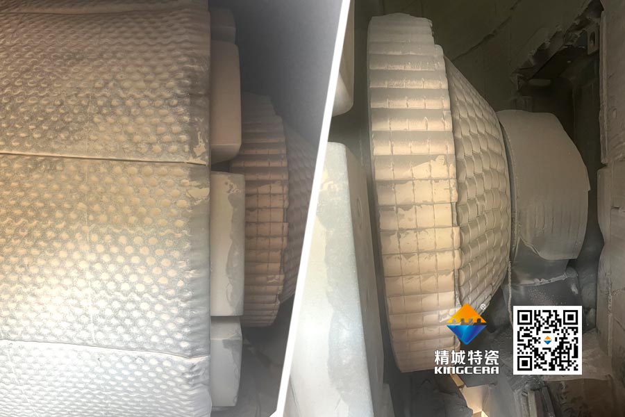 水泥厂磨辊轴ZTA陶瓷；；；ふ质倜由熘4年以上