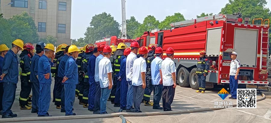 7163银河官方网址起劲配合消防联合演练，，，共筑清静生产防线