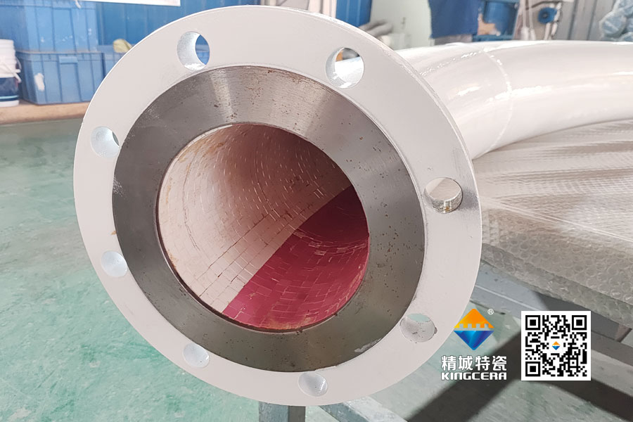 7163银河官方网址ZTA陶瓷贴片耐磨管道