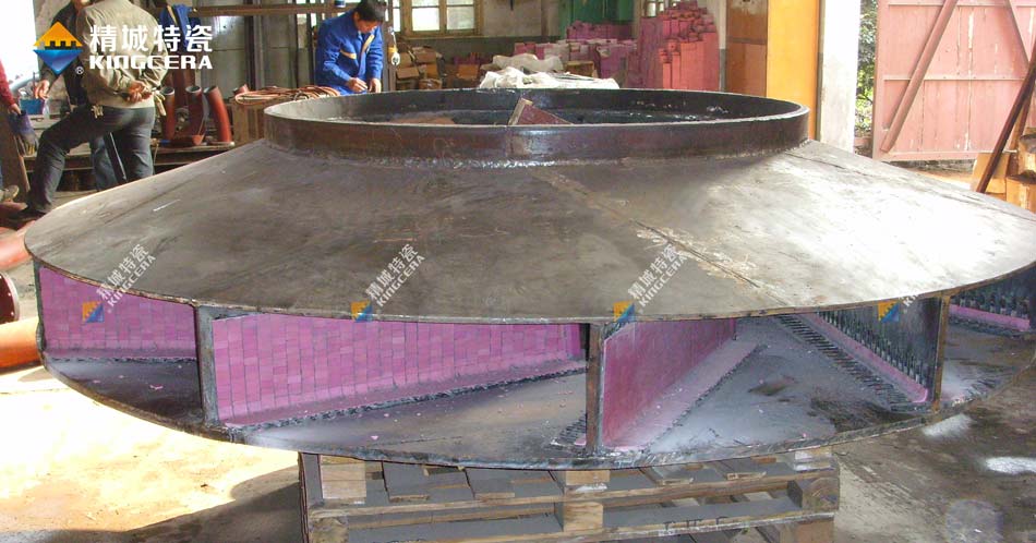 湖南7163银河官方网址耐磨陶瓷风机叶轮|陶瓷风机叶片|陶瓷风机