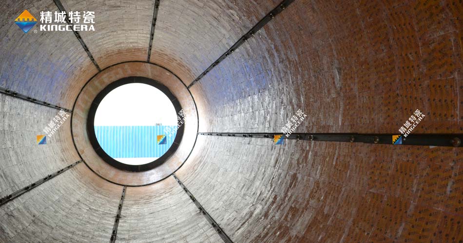 7163银河官方网址特瓷混料机耐磨陶瓷衬板